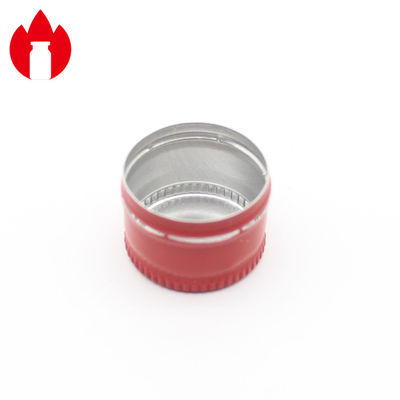 20 mm Red Screw Aluminium Ropp Caps com Gasket PE