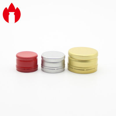 20mm 22mm 25mm 28mm Alumínio Pilfer Proof Caps para garrafa de parafuso