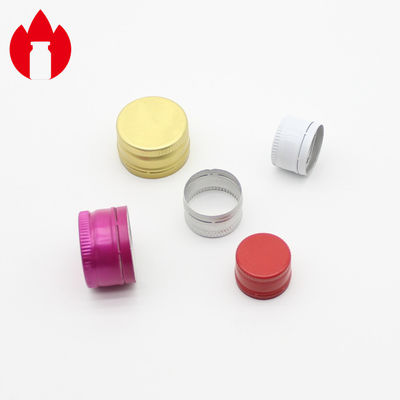 20mm 22mm 25mm 28mm Alumínio Pilfer Proof Caps para garrafa de parafuso