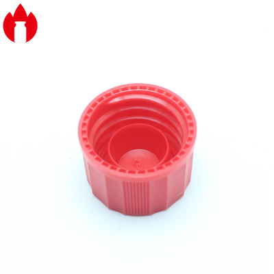 18mm PP Material de plástico parafusos Caps azul / verde cor com plugue interno