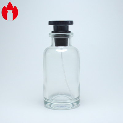 o perfume do espaço livre 100ml moldou as garrafas de vidro com pulverizador da bomba
