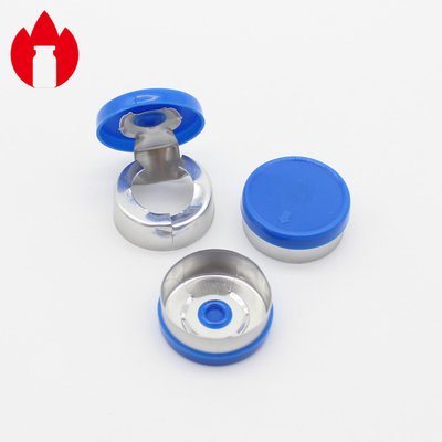 13mm 20mm 32mm Pharma Crimp Top Alumínio plástico rasgar de tapa