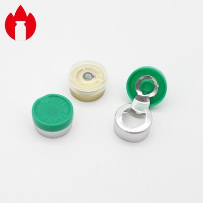 13mm 20mm 32mm Pharma Crimp Top Alumínio plástico rasgar de tapa