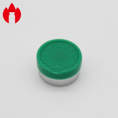 13 mm Retirada de posicionamento verde Capulário de frasco para injecção farmacêutica
