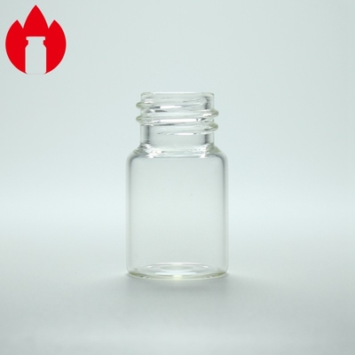 7ml cancelam recipiente superior rosqueado do tubo de ensaio da garrafa do vidro de Borosilicate o mini