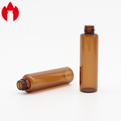 recipiente do tubo de ensaio da garrafa de vidro de Borosilicate do pescoço do parafuso de 10ml Brown
