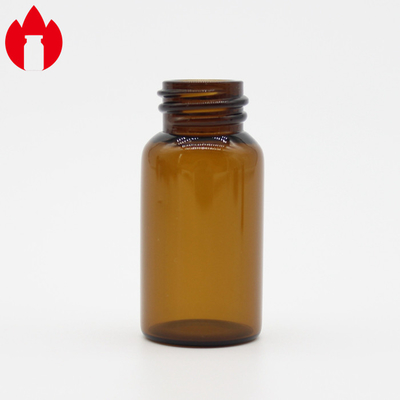 recipiente do tubo de ensaio da garrafa de vidro de Borosilicate do pescoço do parafuso de 10ml Brown