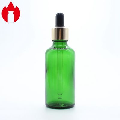 50ml Frasco de Vidro para Óleo Essencial Cosmético Verde