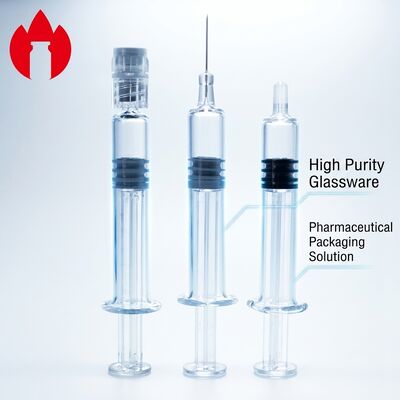 5.0 Borosilicato Neutro Pré- Enchidas de Vidro 2, 25 ml Capacidade Para Medicina