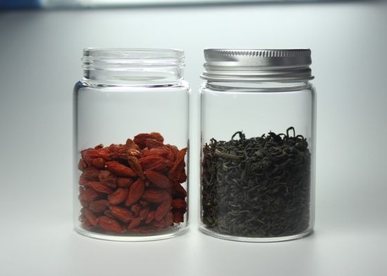 garrafa larga alta transparente da boca do vidro de Borosilicate de 80ml 47*70mm