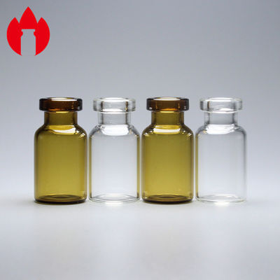 Material transparente ou de Brown do tubo de vidro dos tubos de ensaio 2ml da capacidade de Borosilicate do vidro