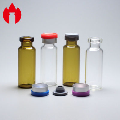 Mini Frasco de Vidro com Tampa Crimpado