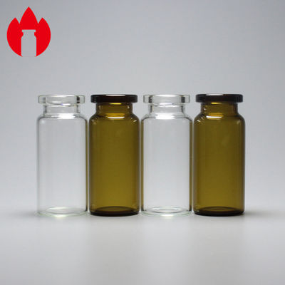 tubo de ensaio usado medicinal transparente ou ambarino de 10ml de Borosilicate do tubo de vidro
