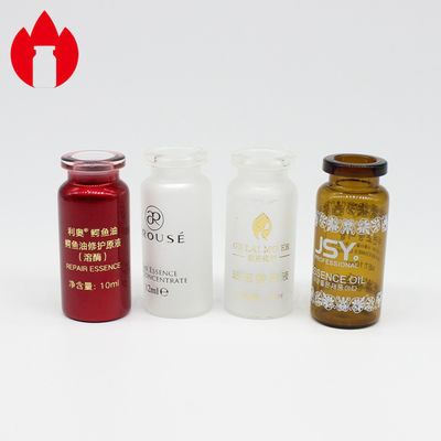 A garrafa de vidro do tubo de ensaio 1-50ml cosmético personalizou o tamanho com imprimir o carimbo de /Hot