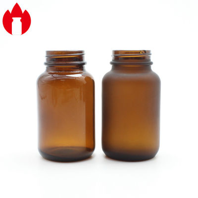 Garrafa de vidro de soda-limão de âmbar para comprimidos ou pílulas