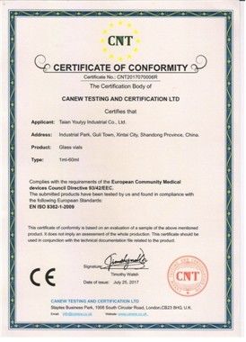 China Shandong Yihua Pharma Pack Co., Ltd. Certificações